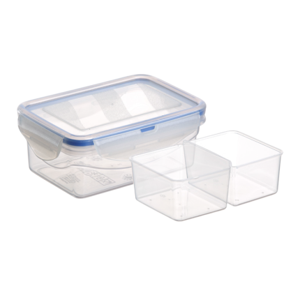 Ucsan Plastic Vershoudbakje met Verdeling 0.45 Liter