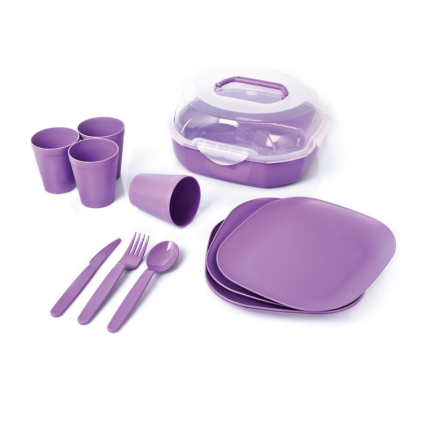 Ucsan Picknick Set 22 Stuks in Diverse kleuren (4 Personen)