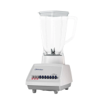 Oster Blender met 1,25 liter kunststof kan, 800W motor en ijscrushermes – ideaal voor smoothies en warme of koude bereidingen.