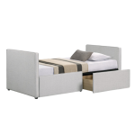 Daybed Eenpersoonsbed met Opberglades - Grijs