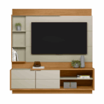 Linea Wandmeubel Atlanta – Nature/Off White – TV meubel voor 60 inch televisie