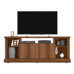 Linea Televisietafel Jeri in Freijó houtkleur – compact TV-meubel met opbergruimte