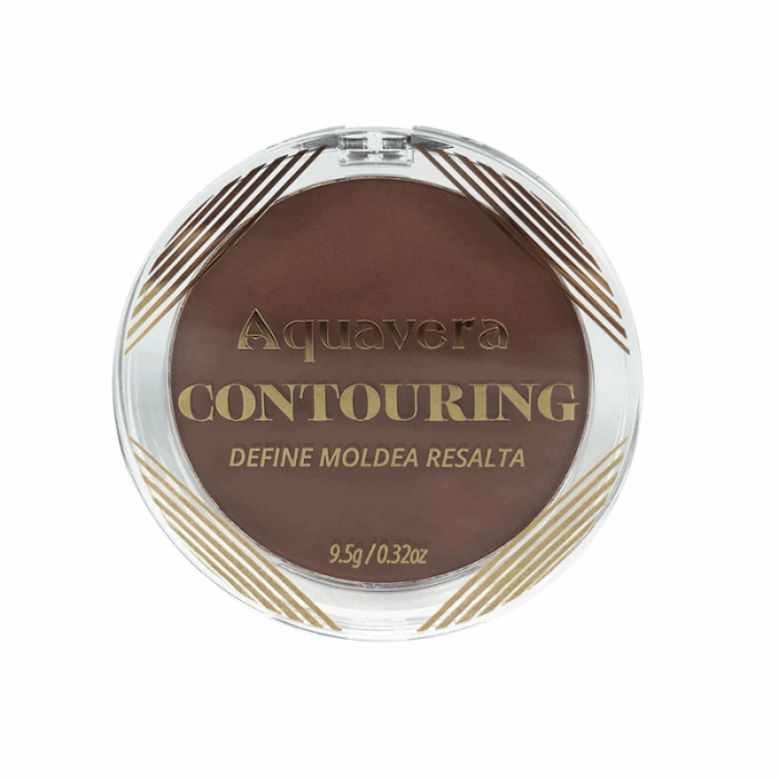 Aquavera Contour Poeder Medium – blendbare contourpoeder voor een natuurlijke afwerking