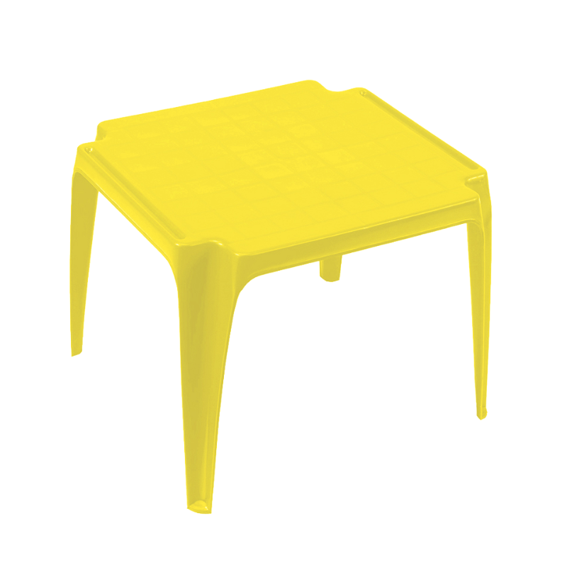 BABYTAVOLOYEL Progarden kindertafel geel voor binnen en buitengebruik