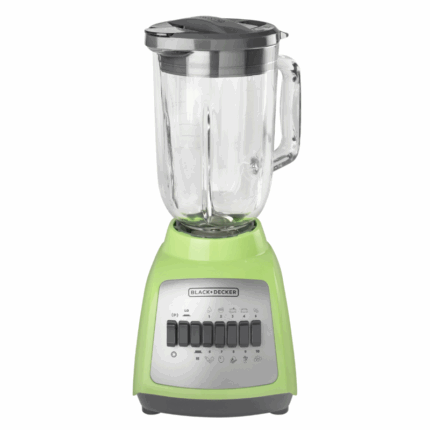 Black & Decker Blender 1.65 Liter Groen – krachtige blender met kunststof kan en 10 snelheidsstanden