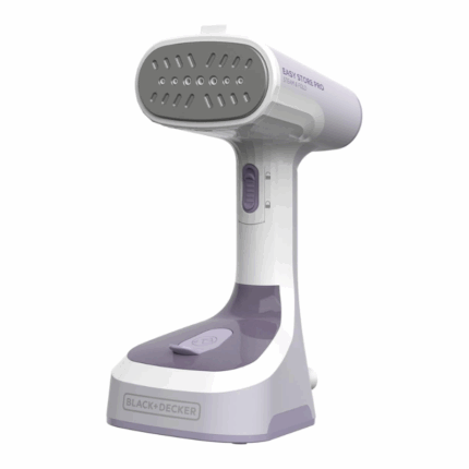 Black & Decker Handstomer – compacte kledingstomer met opvouwbaar ontwerp en stoffenkam