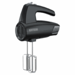 Black & Decker Elektrische Handmixer 5 Snelheden met turbofunctie en roestvrijstalen kloppers