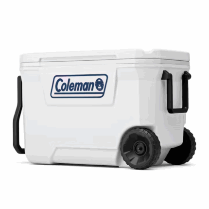 Coleman Classic Series Marine Koelbox op Wielen 62 Quart, ruime koelbox met UV-bescherming en wielen, geschikt voor boot en vistrip