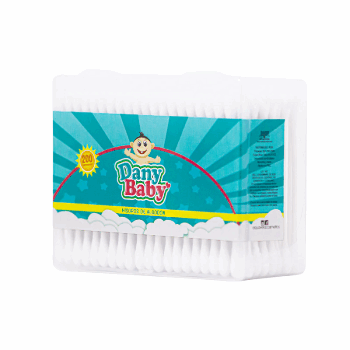 Dany Baby Wattenstaafjes 200 Stuks – Zachte Oorreinigers voor Baby’s