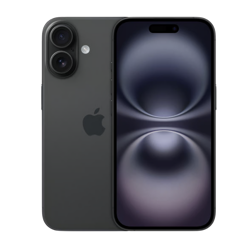 IPH16128BLK Apple Iphone 16 128GB Zwart - Afbeelding 1