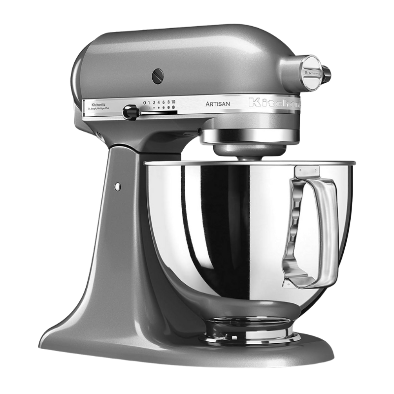 KIT5KSM125ECU KitchenAid Staande Mixer 4.8 Liter Zilver - Afbeelding 1