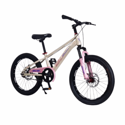 Kinderfiets met stevig frame, verstelbaar zadel en stuur, geschikt voor kinderen