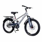 Kinderfiets met stevig frame, verstelbaar zadel en stuur, geschikt voor kinderen