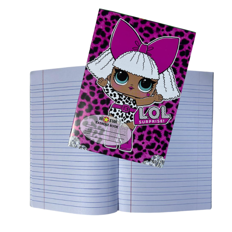 22310002 Wi Star Dubbel Gelijnd Schrift A5 – 80 Pagina’s – Hulplijnen voor schrijven