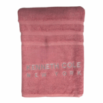 Kenneth Cole badlaken 76x152 cm in roze kleur, zacht en absorberend