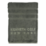 Kenneth Cole badlaken 76x152 cm in olijfgroene kleur, zacht en absorberend