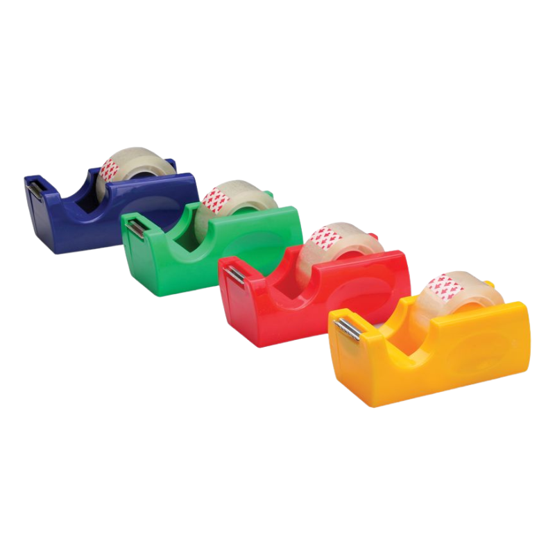 551583571 Centrum transparante plakband 19mm x 20m met handige plakbandhouder