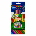 Centrum kleurpotloden – 12 stuks, driehoekig design voor comfortabel tekenen