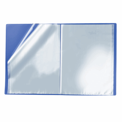 Centrum A4 showmap met 10 transparante hoezen – presentatiemap in assorti kleuren