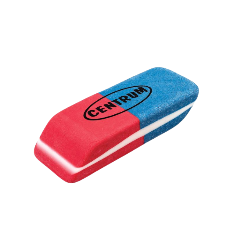 80388 Centrum veger 50×20×10 mm voor het wissen van potlood en inktstrepen