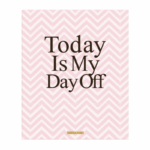 today is my day off print – 23 Ringen – Kleurrijke map met print