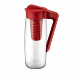 Qlux Glazen Karaf met Infuser – 1.6 Liter – Fruitwater en Ijsthee