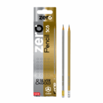Zero HB potlodenset van 12 stuks met metallic zilveren en gouden afwerking