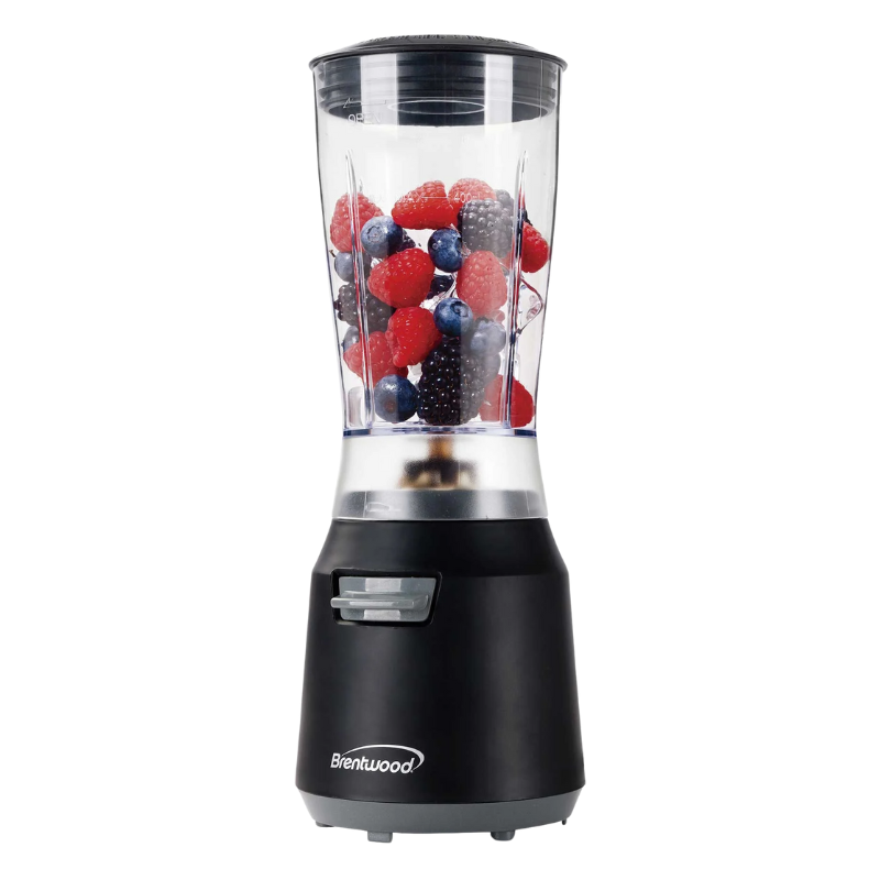 JB191BK Brentwood Personal Blender 14oz – Zwarte compacte blender met BPA-vrije beker