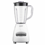 Brentwood Blender 50oz Wit Plastic kan– Smoothieblender met 12 snelheden en BPA-vrije kan
