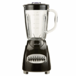 Brentwood Blender 42oz Zwart – Blender met glazen kan en roestvrijstalen messen