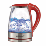 Brentwood draadloze elektrische waterkoker 1.7 liter rood – 1100W met automatische uitschakeling