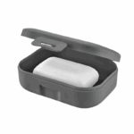 Qlux Zeepdoos 11×8×3.5 cm – Compact Zeepbakje voor Reizen of Badkamer