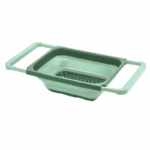 Qlux Inklapbare Vergiet met Handvat 5.5 Liter – Opgevouwen en Uitgevouwen Weergave