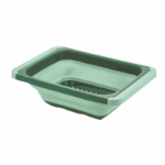 Qlux Inklapbare Vergiet met Handvat 5.5 Liter – Opgevouwen en Uitgevouwen Weergave