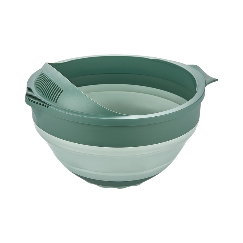 L009453 Qlux Inklapbare Vergiet met Handgreep 3250 ml – ruimtebesparend kunststof vergiet met handvat