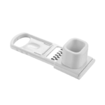 Qlux Keukenrasp met Handbescherming – Compacte Handrasp met Opvangbakje