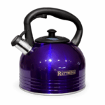 Rettberg fluitketel van 3 liter met stevig handvat en fluitsignaal, geschikt voor alle warmtebronnen