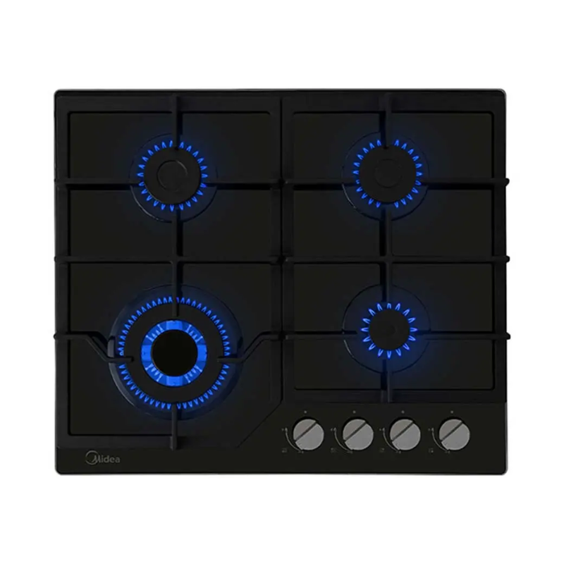 MTGB24R3402GG Midea Gaskookplaat met 4 Branders 24" - Afbeelding 1