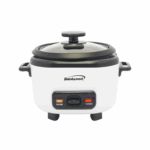 Brentwood rijstkoker 3 kopjes met stoommandje, spatel en maatbeker