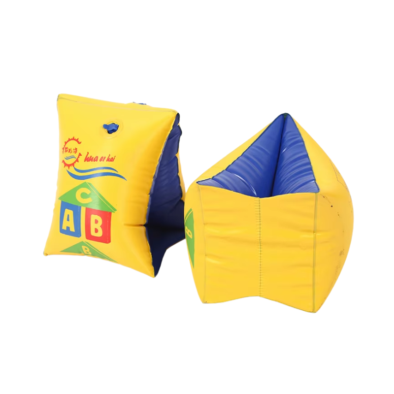 S0418223 Zwemvleugels 11x6 inch – opblaasbare zwembandjes voor kinderen met dubbele luchtkamers-ABC print