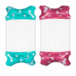 Opblaasbare waterhangmat in roze en turquoise kleur
