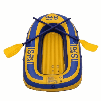 Intime Opblaasbare Boot 1 Persoons – compacte en stevige waterboot voor recreatief gebruik. Ideaal voor zwembad, meer of op vakantie. Licht & draagbaar.