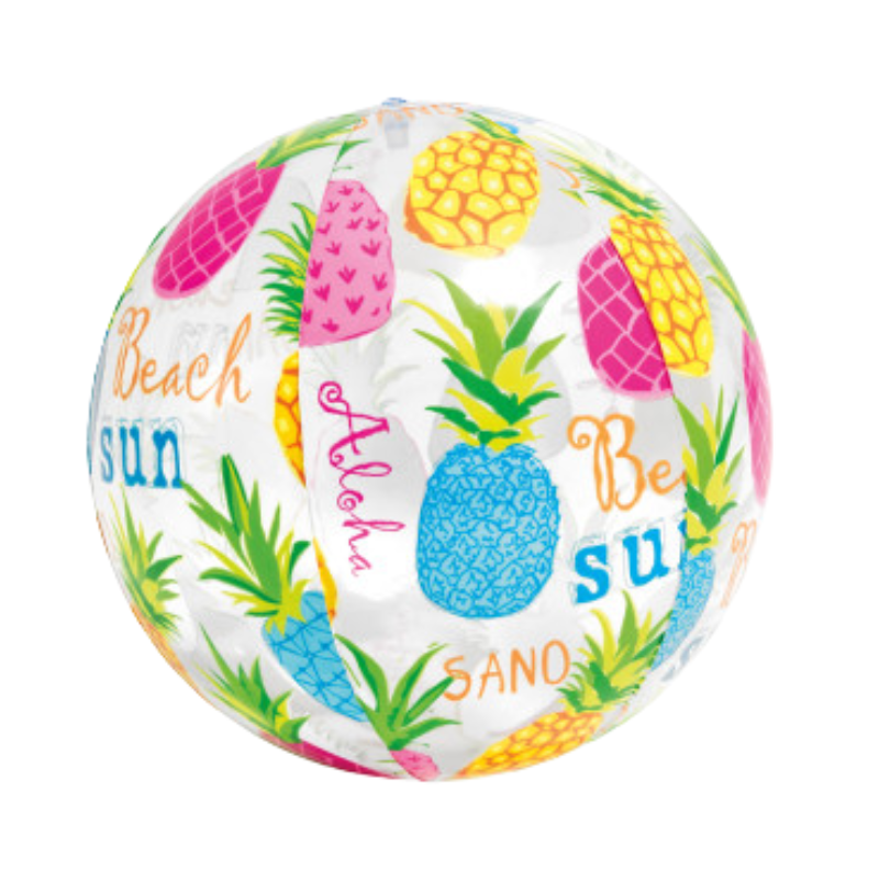 S0418498 (2) Intex Opblaasbare Strandbal 51 cm - Print - Afbeelding 1