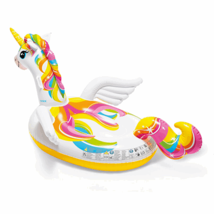 Intex Opblaasbare Unicorn Zwemring – Regenboogkleurige Eenhoorn voor Waterpret