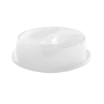 Plasvale magnetron deksel 25 cm – transparante BPA-vrije deksel voor het afdekken van borden in de magnetron