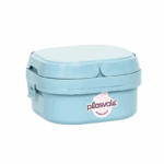 Plasvale lunchbox met 2 Compartimenten  – 660 ml - Afbeelding 2
