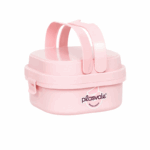 Plasvale lunchbox 2 compartimenten 660 ml kunststof met deksel
