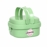 Plasvale lunchbox 2 compartimenten 660 ml kunststof met deksel