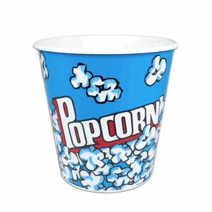 Popcornemmer 2.8 Liter zwart – herbruikbare snackemmer