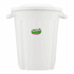 Plasvale vuilniston 60 liter – BPA-vrije kunststof afvalemmer met stevig deksel voor keuken, kantoor of huishouden